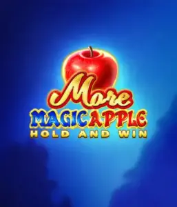 Discover the spellbinding allure of More Magic Apple Hold and Win Slot by 3 Oaks Gaming, showcasing a luminous red apple on a deep blue background. This image captures the game's theme of enchantment and wonder. Suited for fans of fantasy, the vibrant colors and attractive design make this slot stand out. 