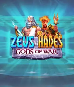 Experience the mythological battlefield of the Zeus vs Hades: Gods of War game by Pragmatic Play, highlighting the mighty Zeus wielding lightning alongside the fiery Hades with his scepter. This graphic depicts the dramatic clash between the gods, amid a stormy background. Perfect for mythology enthusiasts, delivering a gripping escape. 